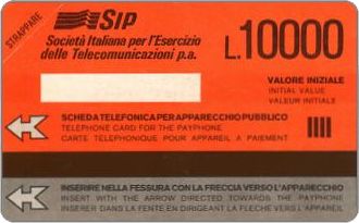 Phonecards - History of Italian cards 2: the white and the red cards