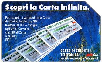 Phonecards - History of Italian cards 5: the Carta Infinita