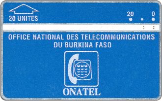 Phonecards - Burkina Faso 1991