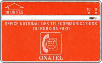 Phonecards - Burkina Faso 1991