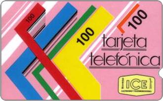 Phonecards - Costa Rica 1989
