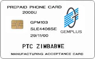 Phonecards - Gemplus test cards: Africa