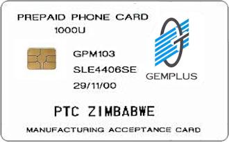Phonecards - Gemplus test cards: Africa