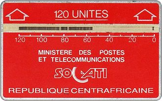Phonecards - Repubblica Centrafricana 1987