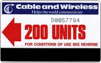 Phonecards - Diego Garcia 1985