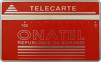 Phonecards - Burundi 1988