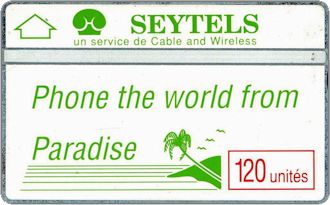 Phonecards - Seychelles 1989