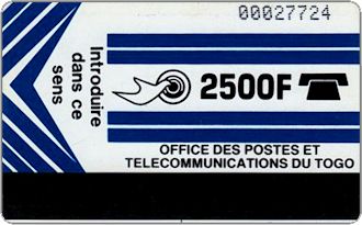 Phonecards - Togo 1990