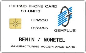 Phonecards - Gemplus test cards: Africa