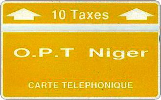 Phonecards - Niger 1988