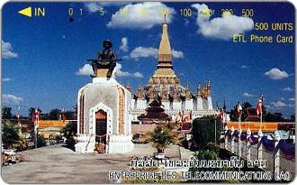 Phonecards - Laos 1992