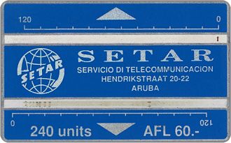 Phonecards - Aruba 1988
