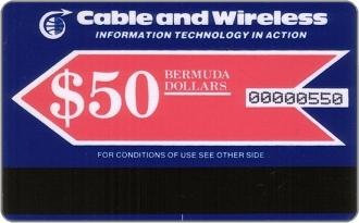 Phonecards - Bermuda 1986