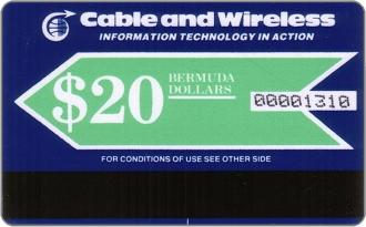 Phonecards - Bermuda 1986