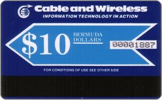 Phonecards - Bermuda 1986