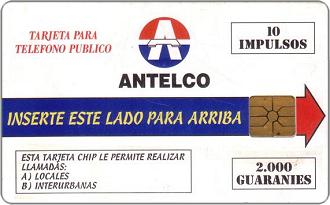 Phonecards - Paraguay 1997
