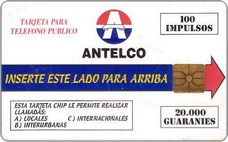 Phonecards - Paraguay 1997