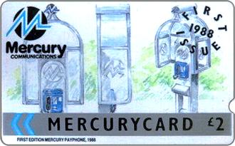 Phonecards - Mercurycards: le origini