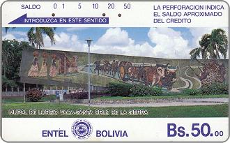 Phonecards - Bolivia 1990